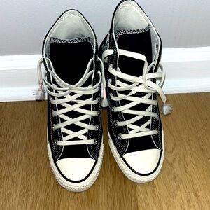 Converse Black and White High-Top Sneakers